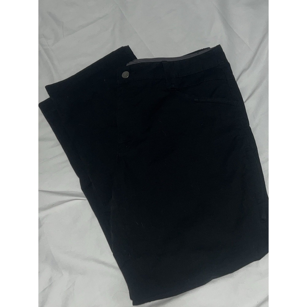 CQR Tactical Pants Mens 34x30 Black Ripstop Vent Stretch Cargo Quick Dry Read
